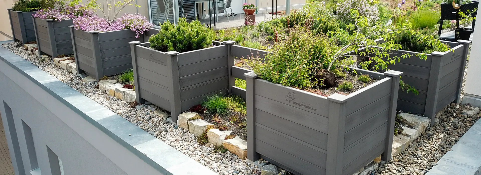 Gartenwelt, Bank megawood Gartenmöbel