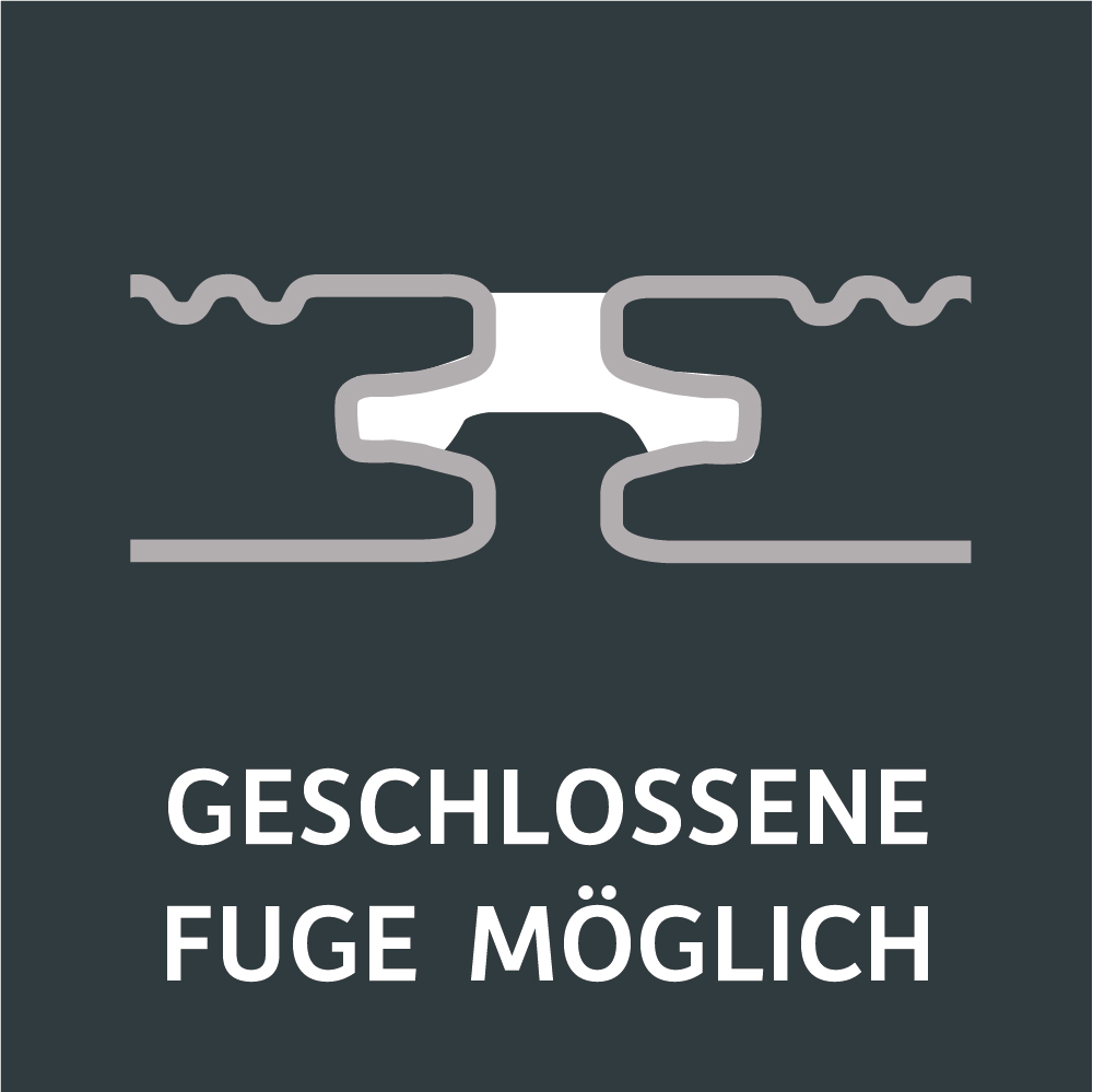 Produkticon geschlossene Fuge 8 mm