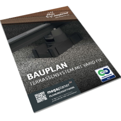 Bauplan Terrasse (A4)mit VARIO FIX