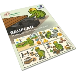 Bauplan Terrasse (A4)mit VARIO FIX