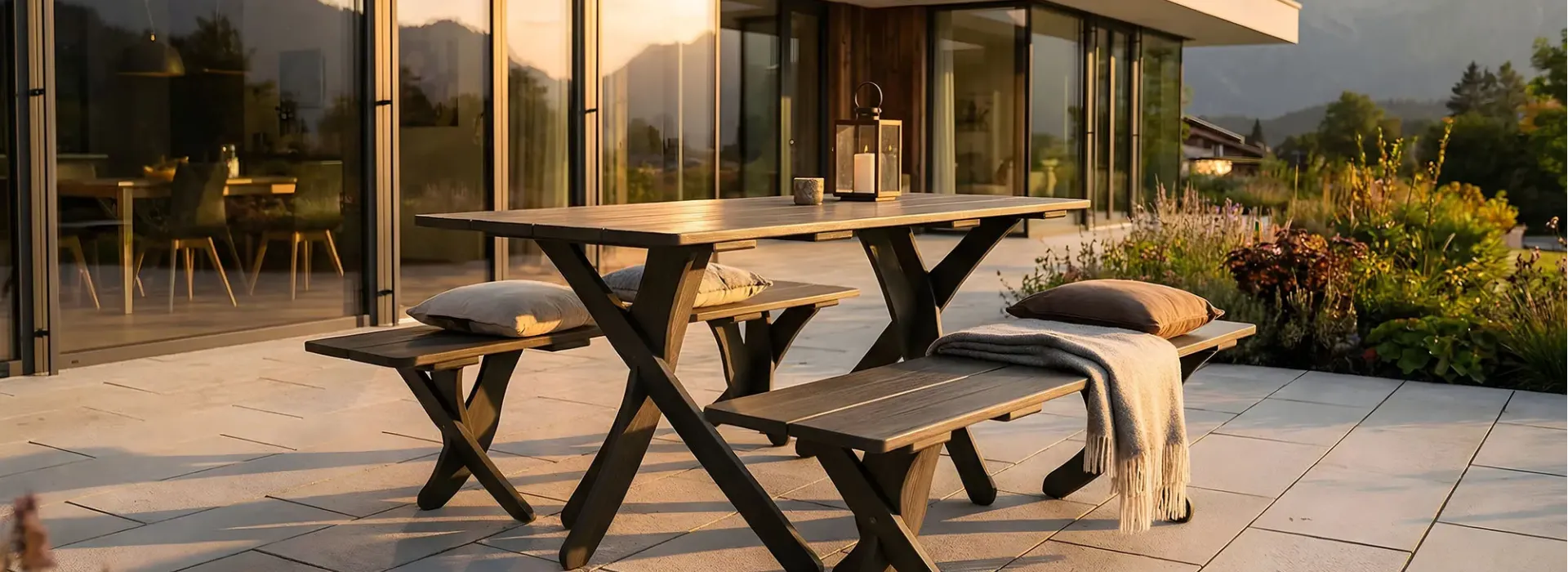 Gartenwelt, Bank megawood Gartenmöbel