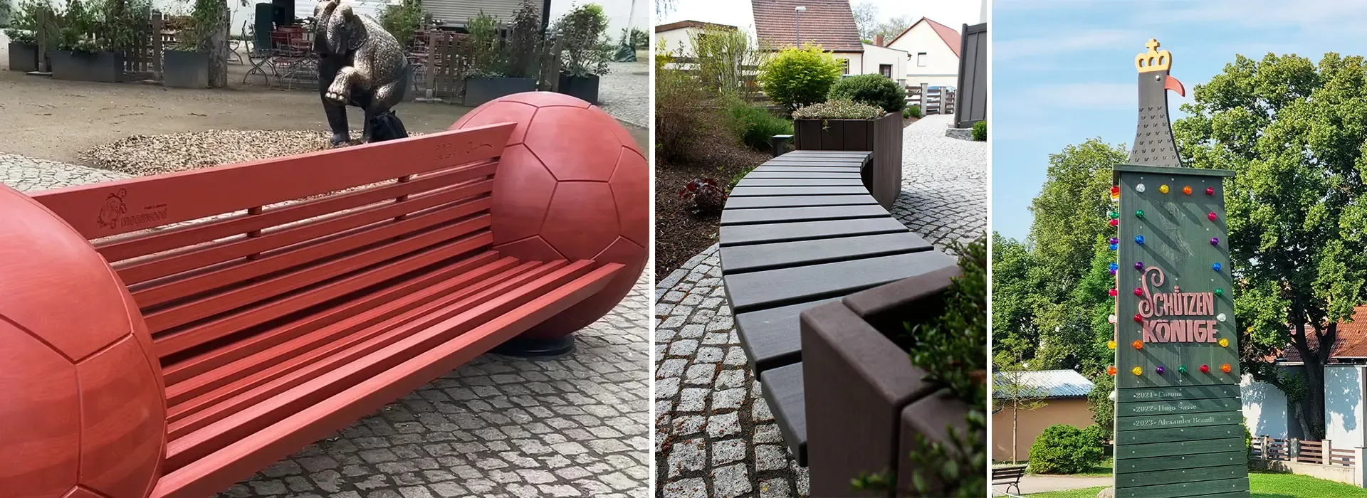 Gartenwelt, Bank megawood Gartenmöbel
